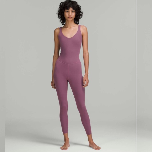 lululemon athletica Pants - LULULEMON Align Bodysuit 25" Vintage Plum Women’s Size 10 Regular RARE!!! EUC